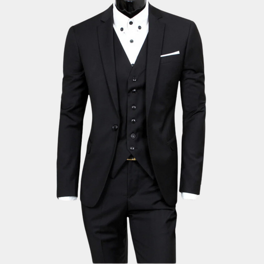 ShopNory | Herren Business Anzug 3-teilig – Sakko, Weste & Hose