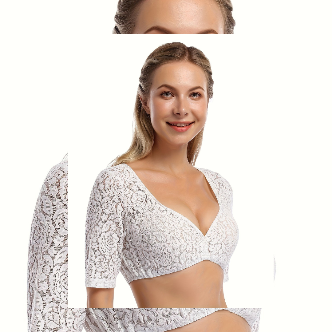 ShopNory | Damen Elegante Oktoberfest Dirndl Bluse