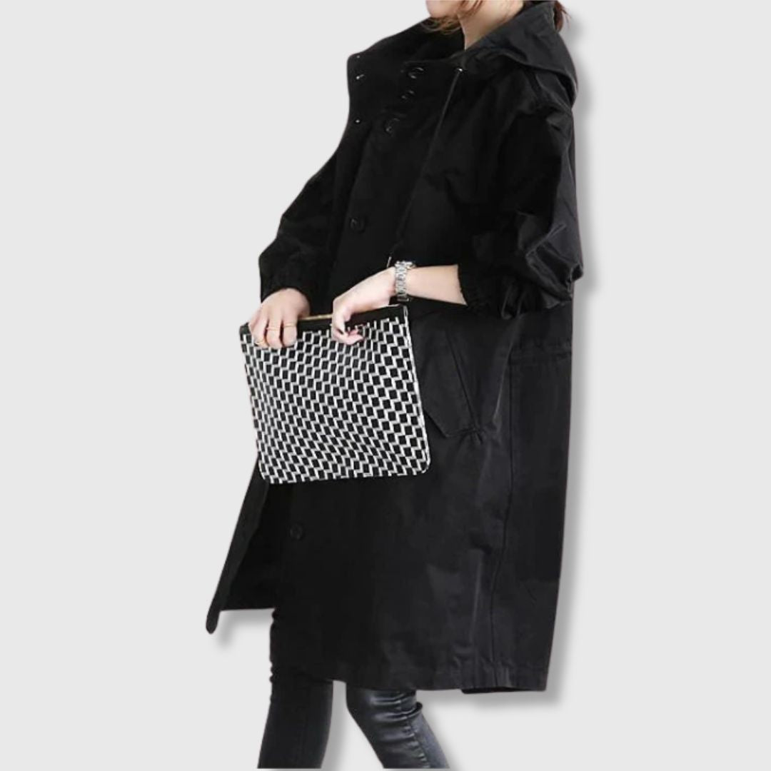 Shopnory | Klassischer Trenchcoat mit Moderner Eleganz