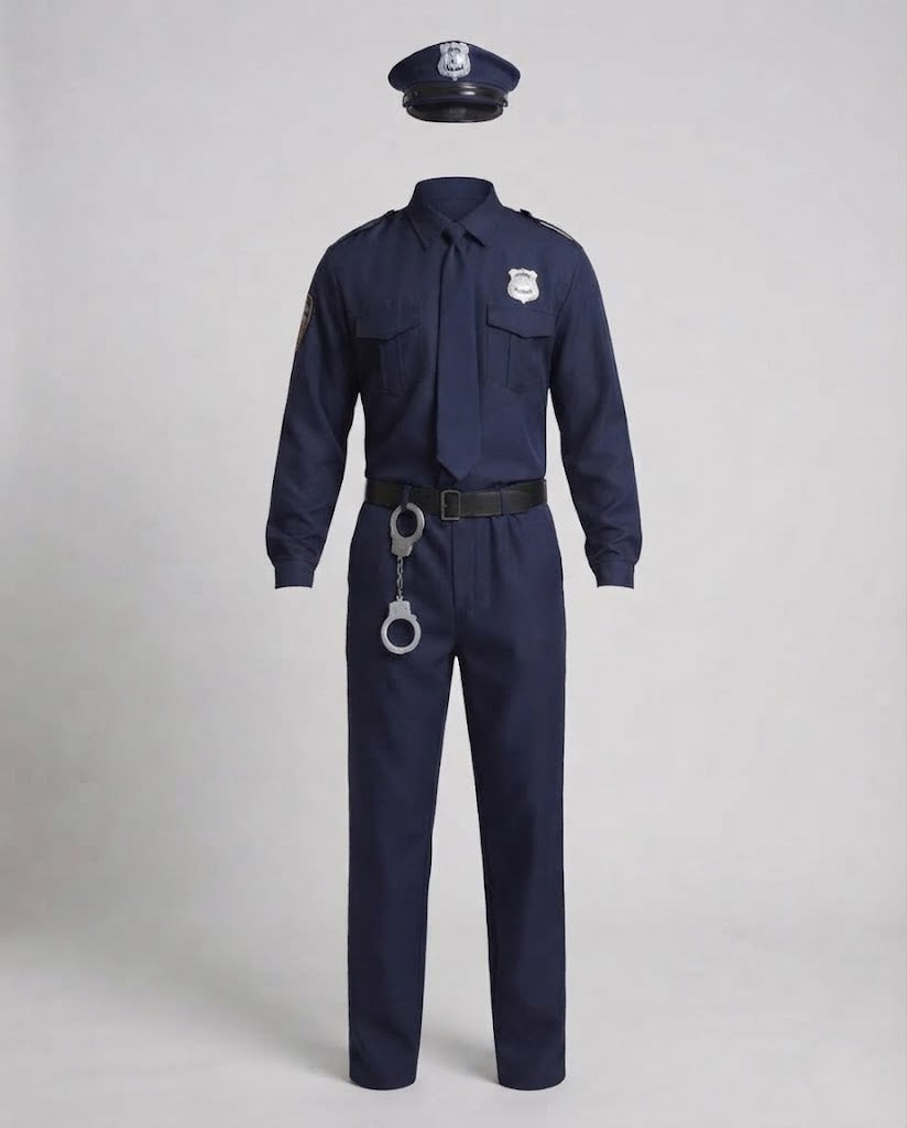 Herren-Polizeiuniform mit authentischen Details und hochwertigem Material Shop Nory