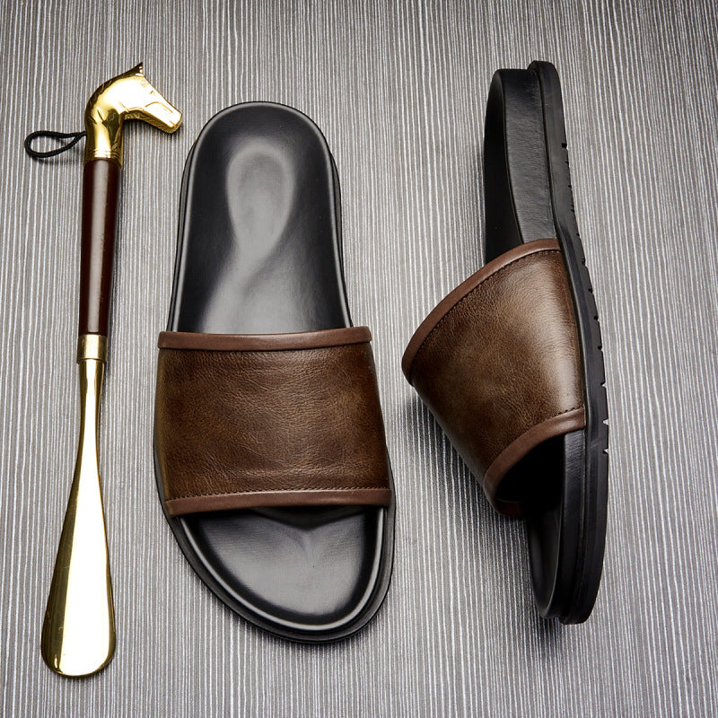 Premium Leder Outdoor Sandalen für Herren Shopnory