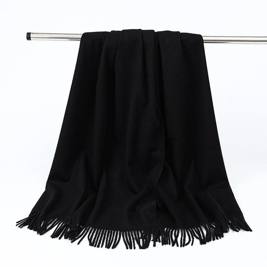 Eleganter Woll-Kaschmir-Schal für Damen und Herren