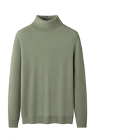 Khaki Grün Wollmischung ohne Fleece