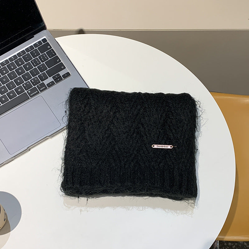 Strickschal aus Alpakawollmischung, modisch