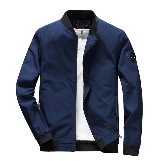 Herren Minimalistischer Softshell-Blouson mit elastischen Bündchen und verdecktem Reißverschluss Shop Nory