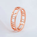 Damen moderner Ring mit geometrischem Design Shop Nory