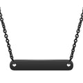 Damen personalisierte Edelstahl Halskette mit gravierbarem Anhänger Shop Nory