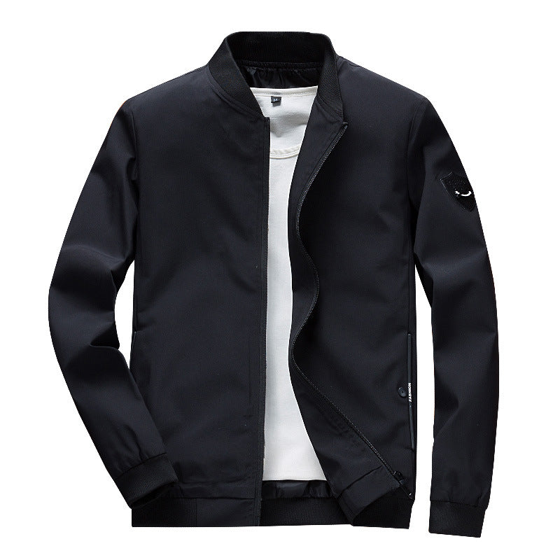 Herren Minimalistischer Softshell-Blouson mit elastischen Bündchen und verdecktem Reißverschluss Shop Nory