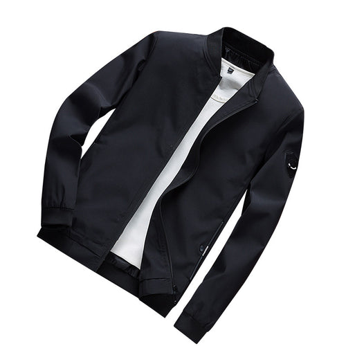 Herren Minimalistischer Softshell-Blouson mit elastischen Bündchen und verdecktem Reißverschluss Shop Nory