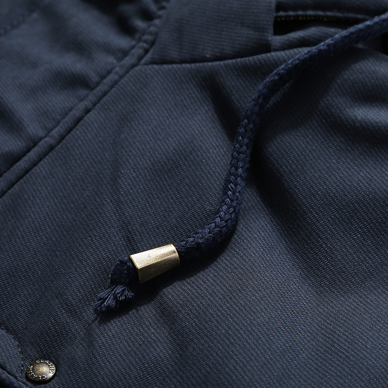 Herren Thermo-Feldparka mit abnehmbarer Kapuze und Teddyfutter Shop Nory