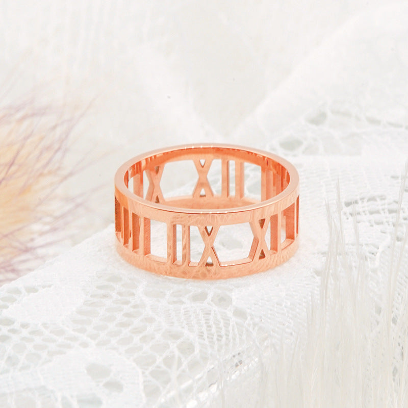 Damen Ring mit geometrischem Design Shop Nory