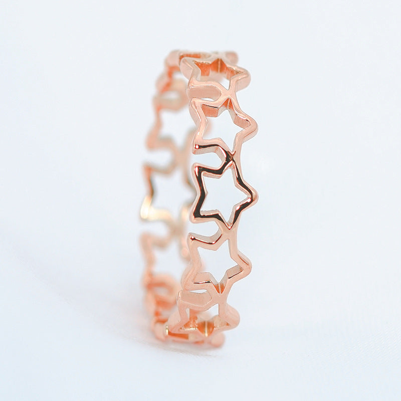 Damen Ring mit Sterndekor Shop Nory