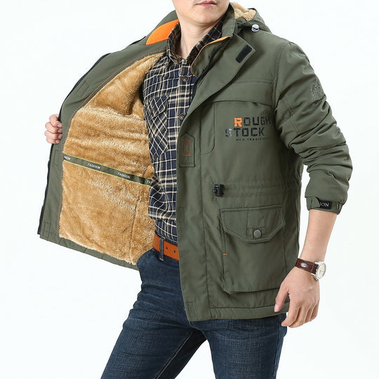 Herren Multifunktionale Wetterjacke mit praktischen Taschen Shop Nory