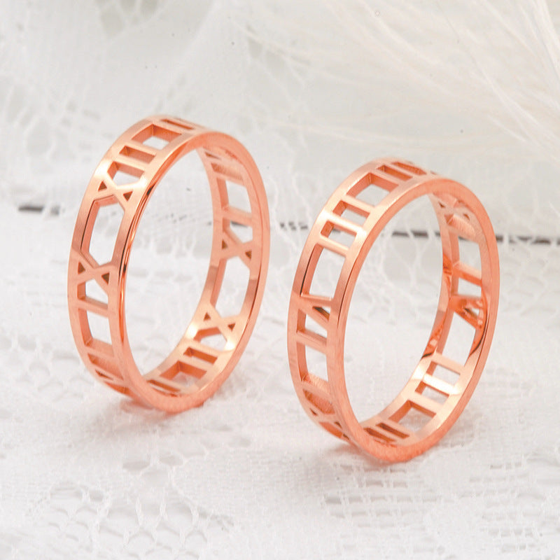 Damen Ring mit geometrischem Design Shop Nory
