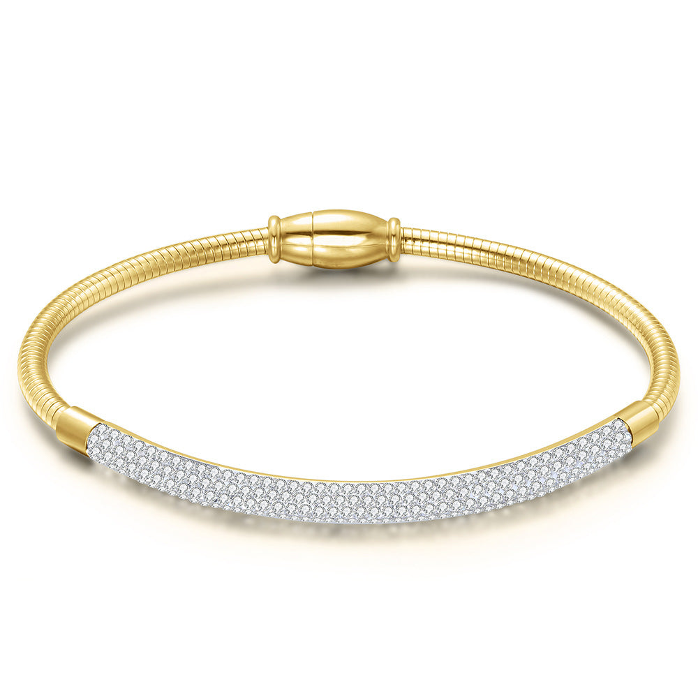 Damen Charmantes Armkette mit funkelndem Zirkonia-Besatz Shop Nory