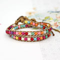 Boho Buntes Perlenarmband | Shop Nory