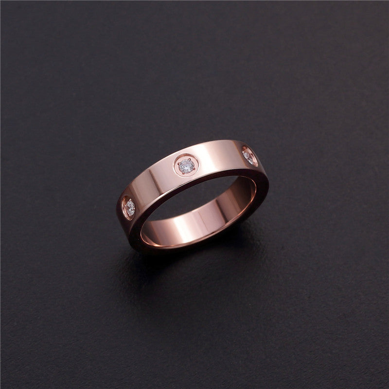 Damen Moderner Ring mit funkelnden Zirkonia Shop Nory