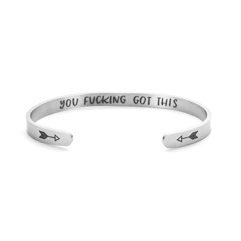 Damen Offener Motivarmreif Shop Nory