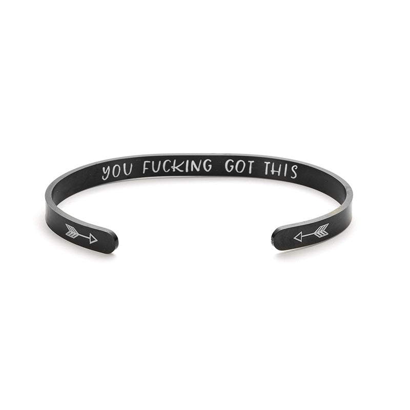Damen Offener Motivarmreif Shop Nory