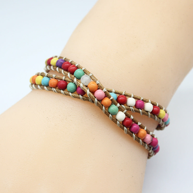 Boho Buntes Perlenarmband | Shop Nory