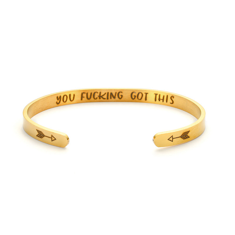 Damen Offener Motivarmreif Shop Nory