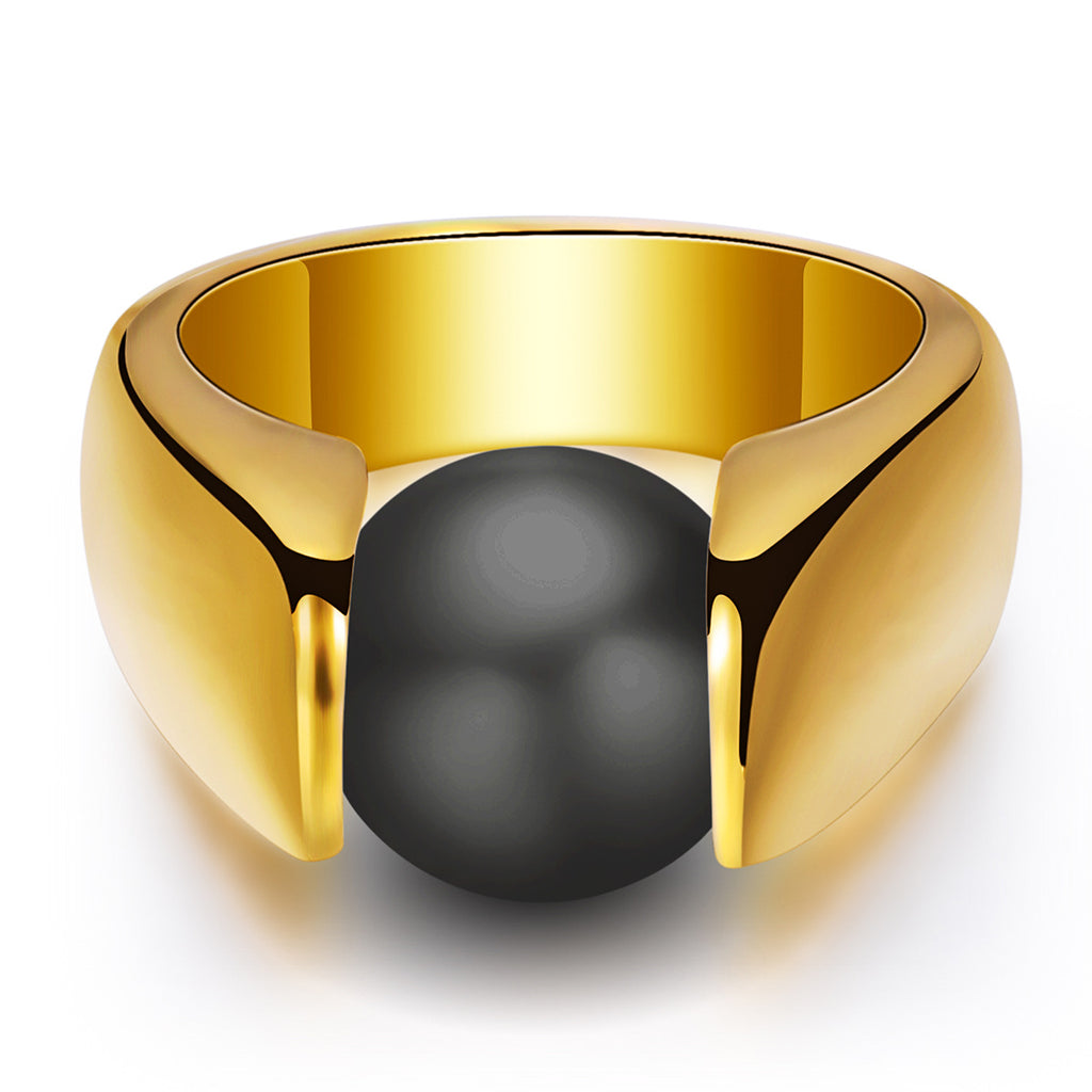 Damen Ring mit integriertem Perlen-Element Shop Nory