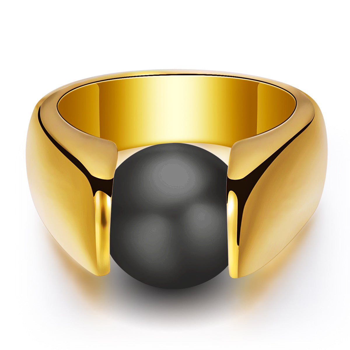 Damen Ring mit integriertem Perlen-Element Shop Nory