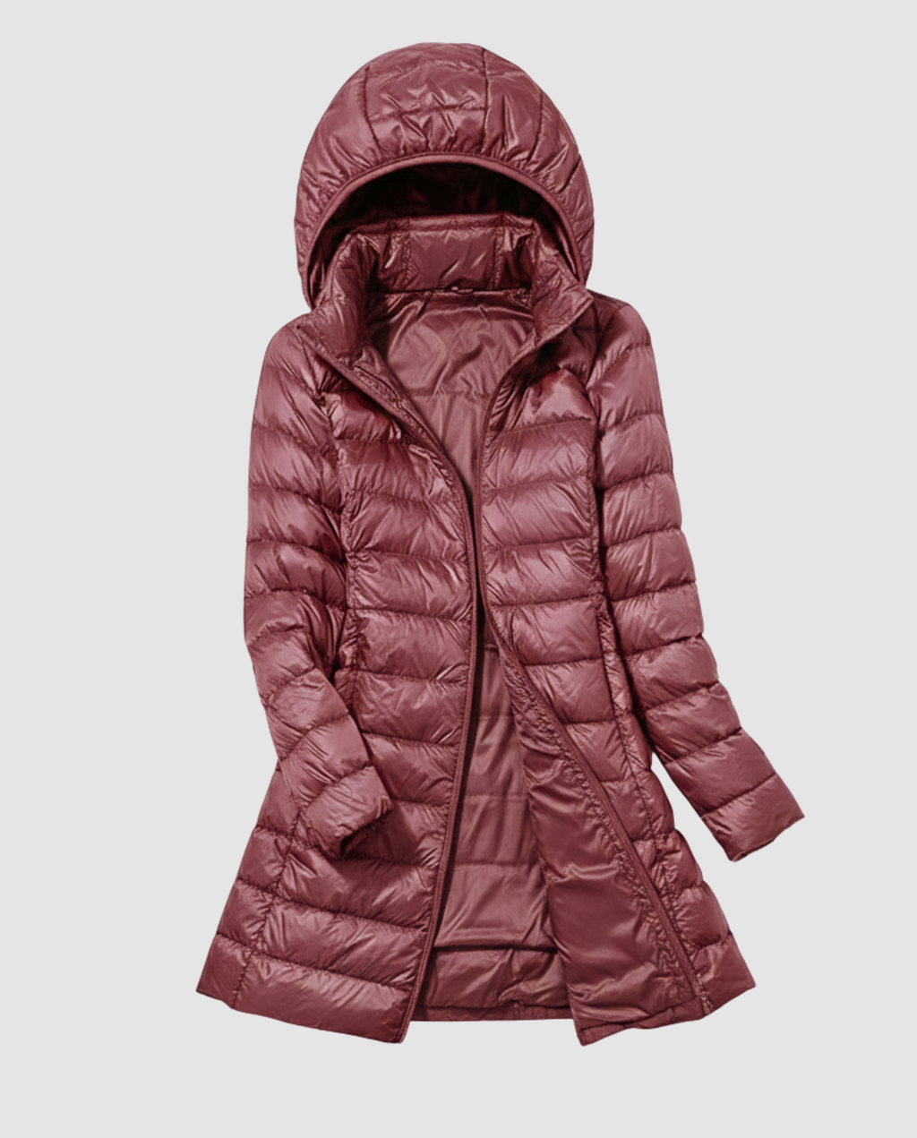 Damen Ultraleichte Daunenjacke mit Kapuze | ShopNory