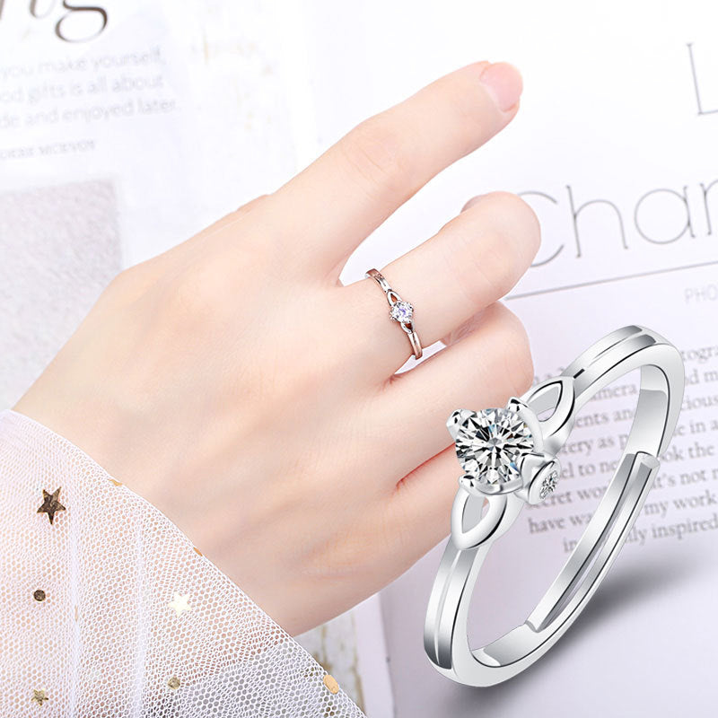 Damenring mit filigranem Design und strahlendem Zirkonia Shop Nory