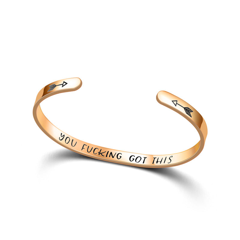 Damen Offener Motivarmreif Shop Nory