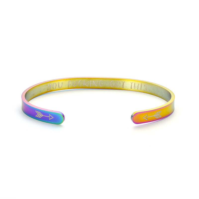 Damen Offener Motivarmreif Shop Nory