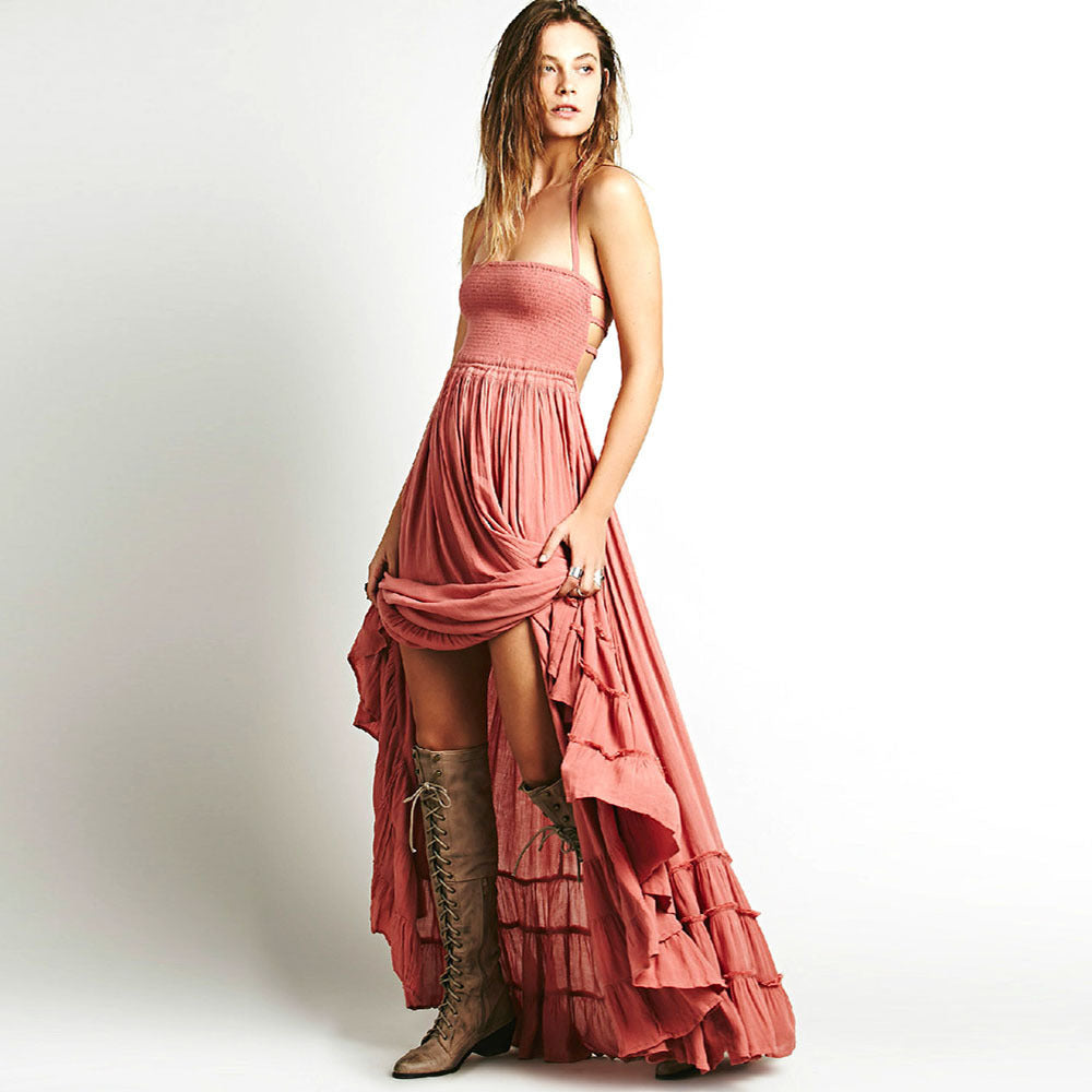 Kleid aus Baumwolle mit Neckholder