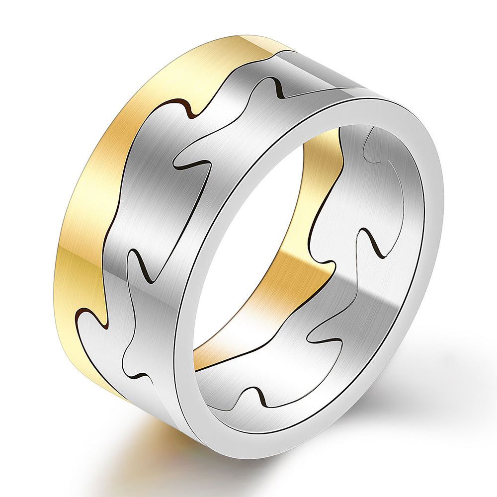 Herren Ring mit kunstvollem Wellenmotiv und hochwertigem Edelstahl Shop Nory