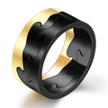 Herren Ring mit kunstvollem Wellenmotiv und hochwertigem Edelstahl Shop Nory
