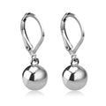 Damen Ohrhänger mit elegantem, poliertem Kugeldesign Shop Nory