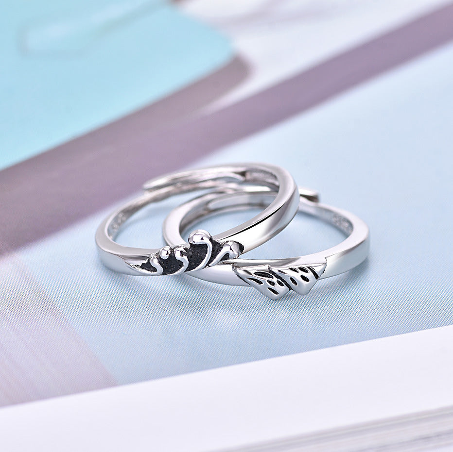 Damenring mit kunstvollem Schmetterlingsdesign aus hochwertigem Edelstahl Shop Nory