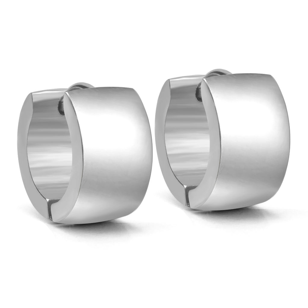Damen Edelstahl Creolen Ohrstecker mit elegantem und modernem Design Shop Nory