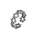 Damen Offener Ring mit einzigartigem, künstlerischem Kettendesign Shop Nory