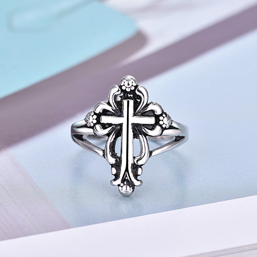 Damenring mit kunstvollem floralem Design und verstellbarem Stil Shop Nory