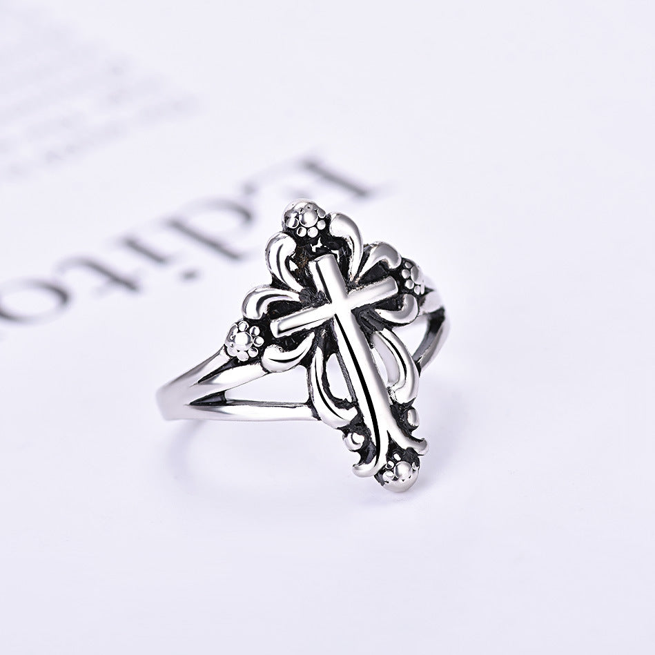 Damenring mit kunstvollem floralem Design und verstellbarem Stil Shop Nory