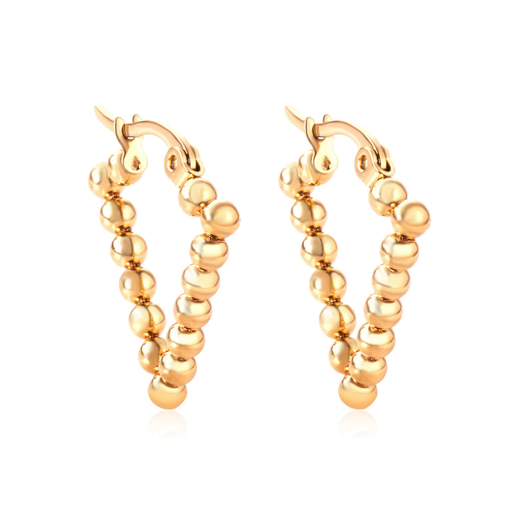 Damen Ohrstecker mit elegantem, kugelförmigem Design aus hochwertigem Edelstahl Shop Nory