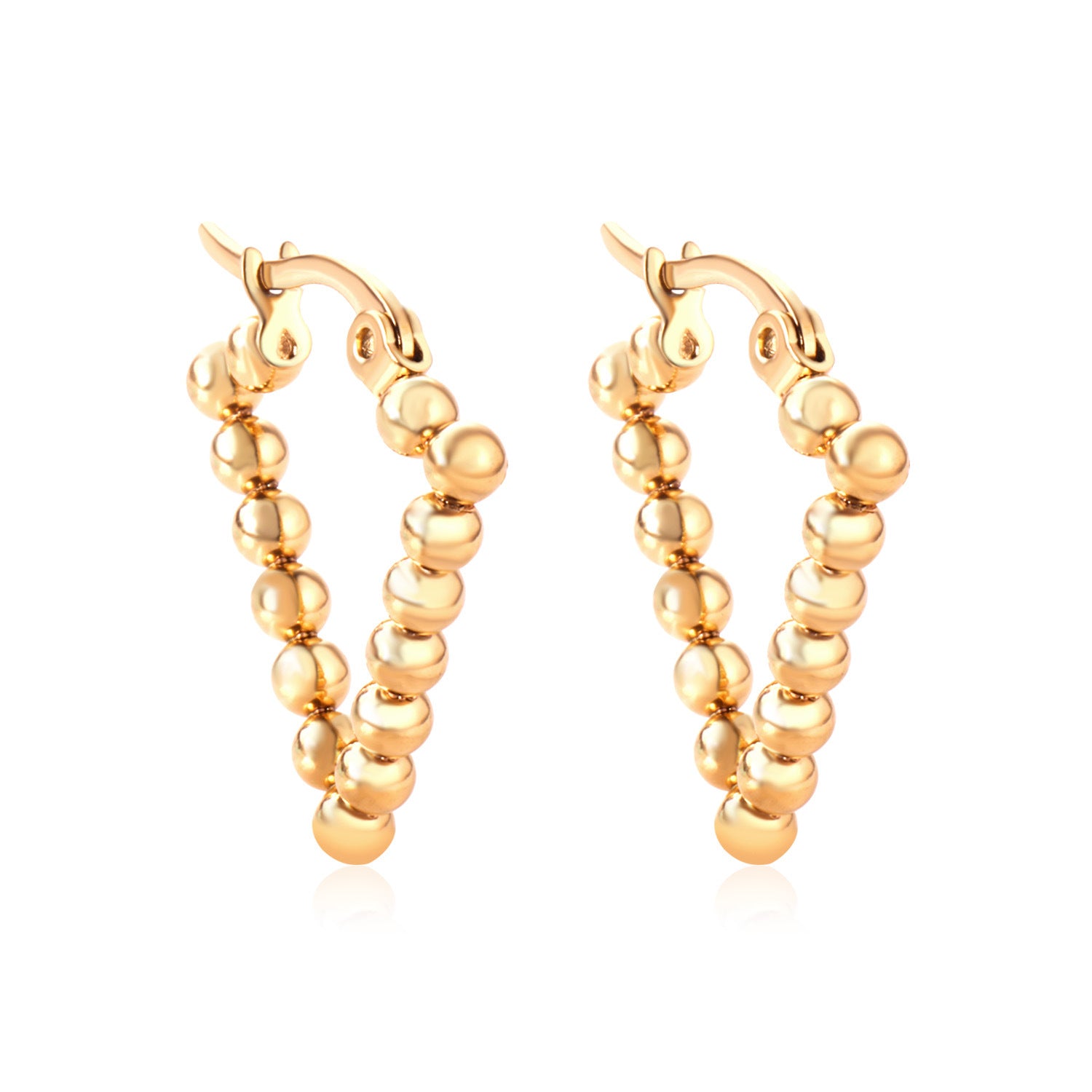 Damen Ohrstecker mit elegantem, kugelförmigem Design aus hochwertigem Edelstahl Shop Nory