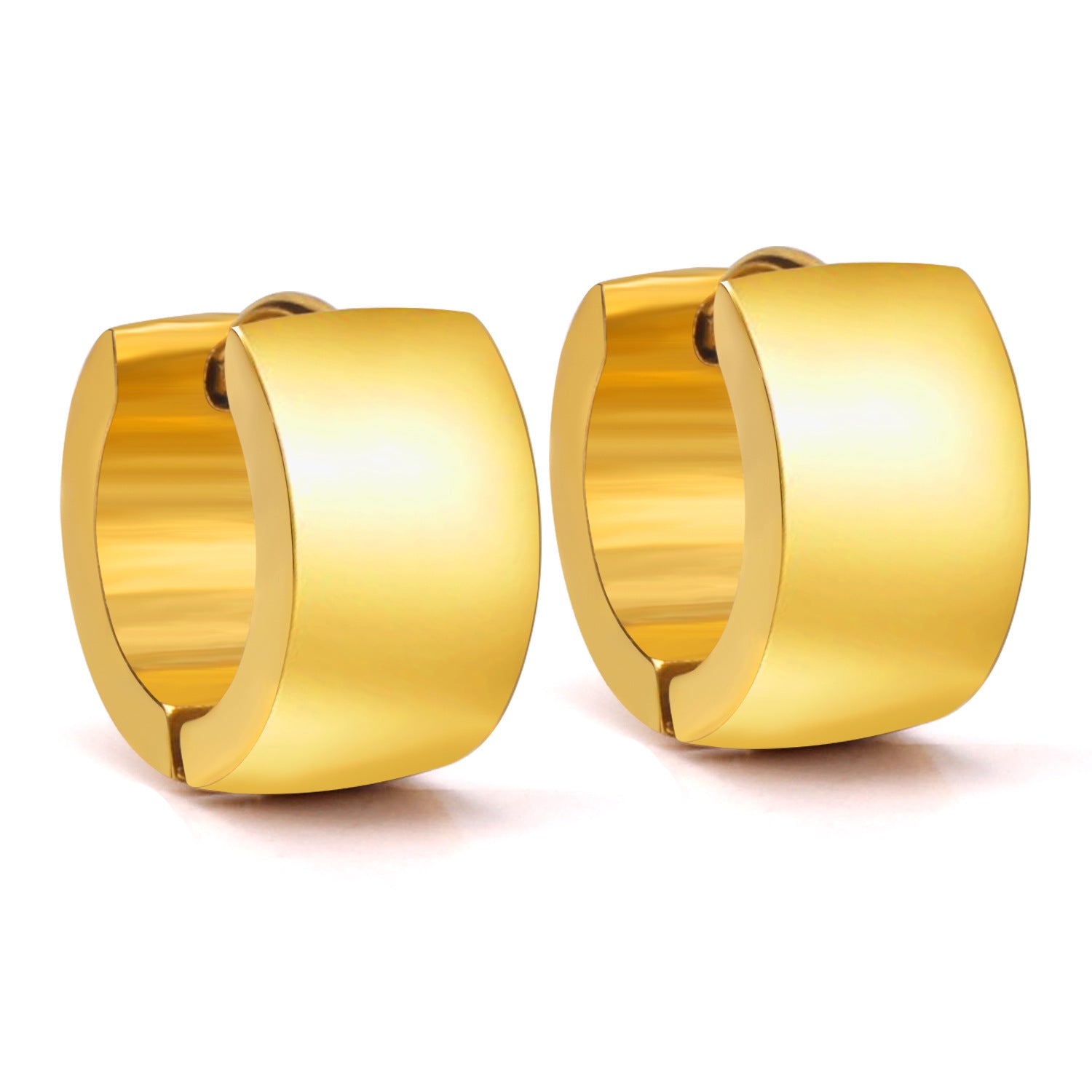 Damen Edelstahl Creolen Ohrstecker mit elegantem und modernem Design Shop Nory