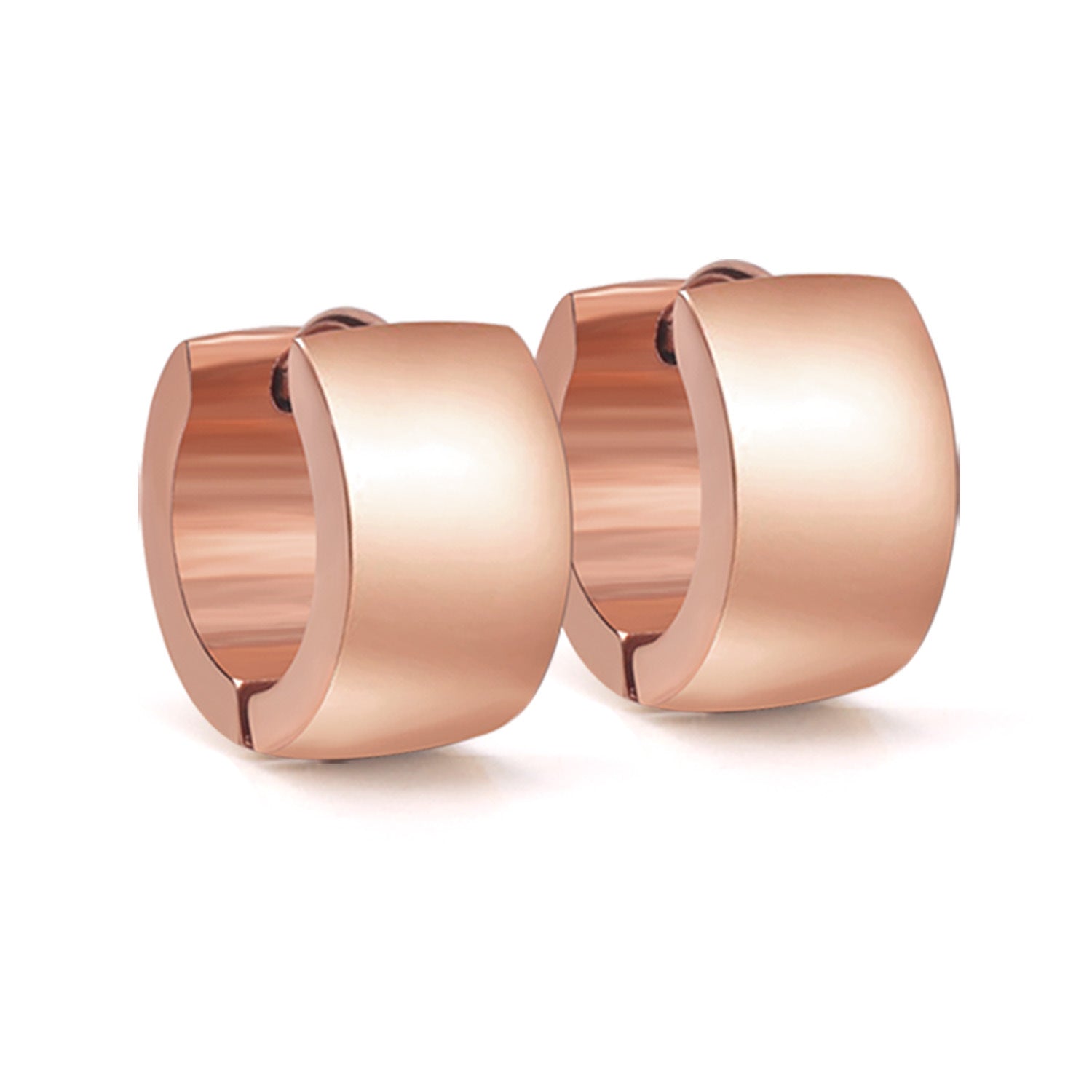 Damen Edelstahl Creolen Ohrstecker mit elegantem und modernem Design Shop Nory