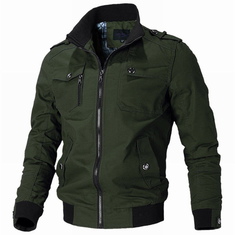 Herren Militärjacke mit mehreren Taschen Shop Nory