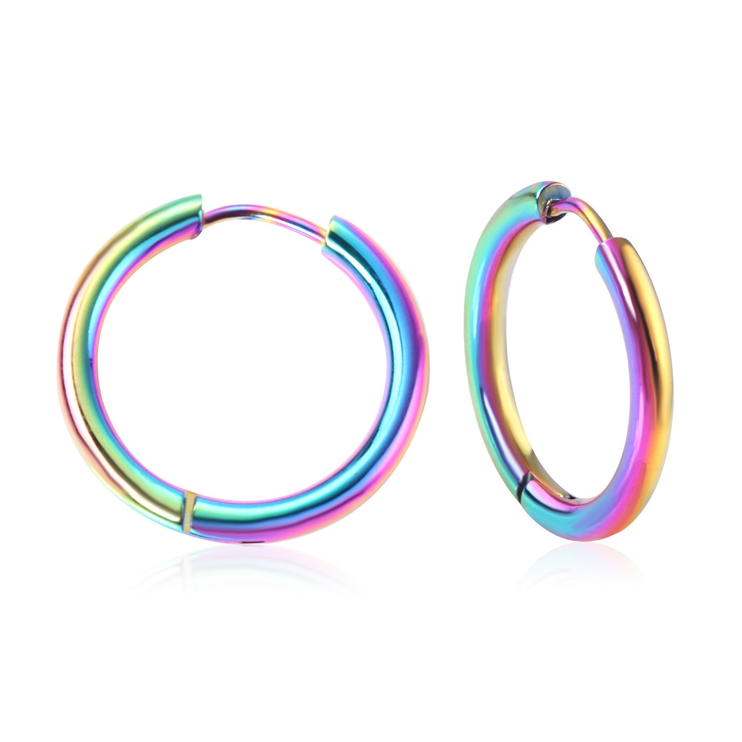 Damen Hängende Ohrringe aus hochwertigem Edelstahl mit rosé goldplattierter Oberfläche Shop Nory