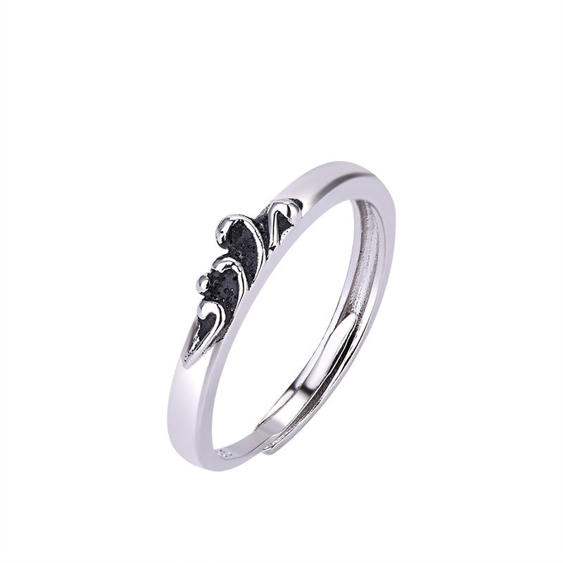 Damenring mit kunstvollem Schmetterlingsdesign aus hochwertigem Edelstahl Shop Nory
