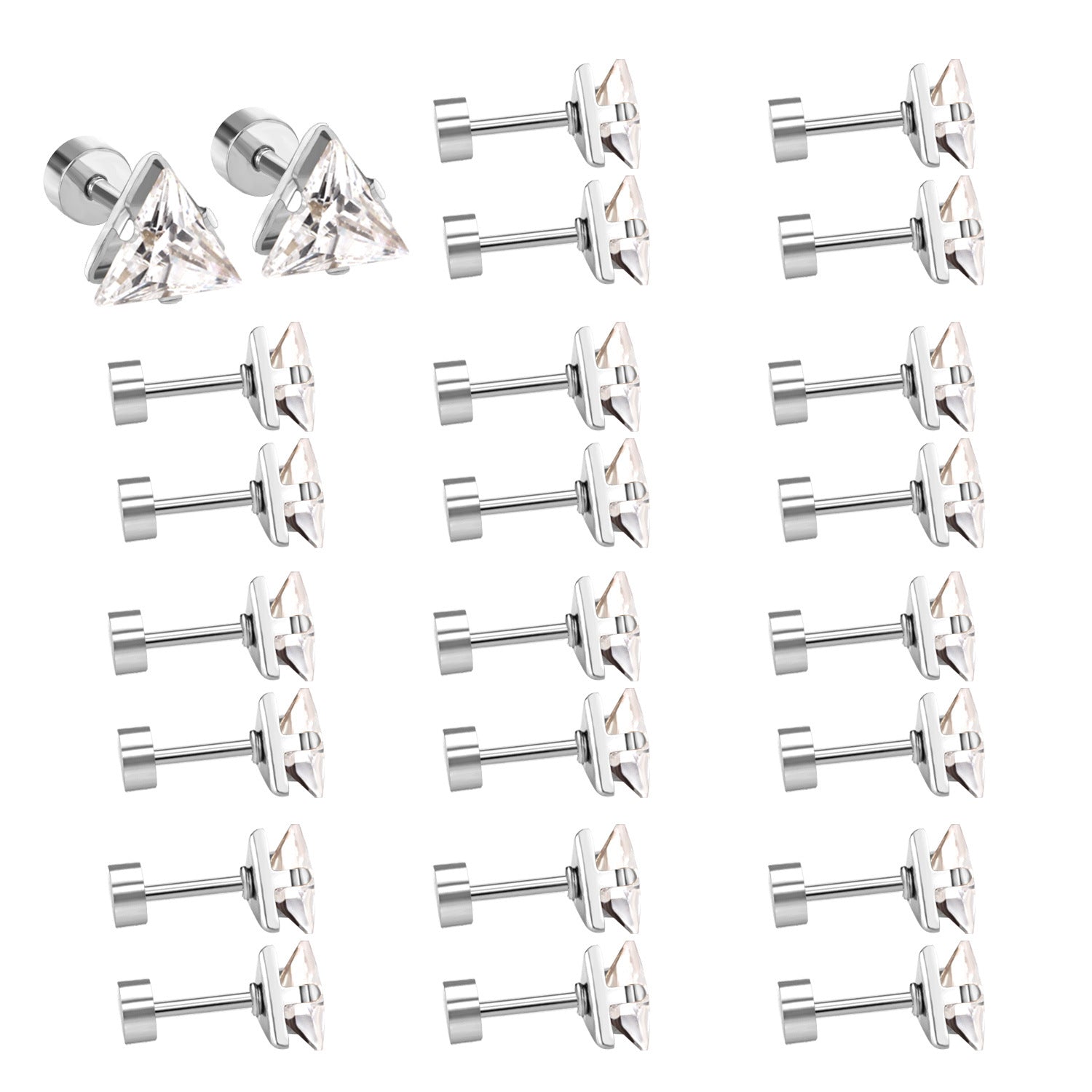 Damen Ohrstecker mit funkelndem Sternenmotiv aus hochwertigem Edelstahl Shop Nory