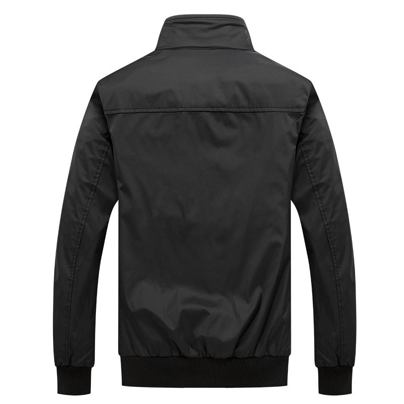 Herren Kurzblouson mit Stehkragen, Karo-Innenfutter und Rippenbündchen Shop Nory