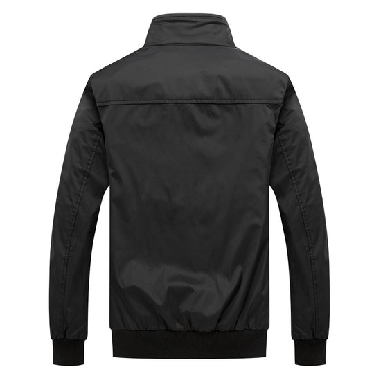 Herren Kurzblouson mit Stehkragen, Karo-Innenfutter und Rippenbündchen Shop Nory